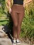 SA Exclusive Brown Mini Polka Dot Pocket Leggings