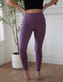 SA Exclusive Eggplant Solid Leggings