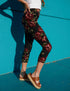 SA Exclusive Love Me Some Floral Capri Pocket Leggings