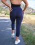 SA Exclusive Navy Pocket Capri Leggings