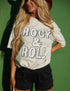 Rock And Roll Distressed Tee