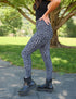 SA Exclusive Sassy Grey and Black Leopard Leggings