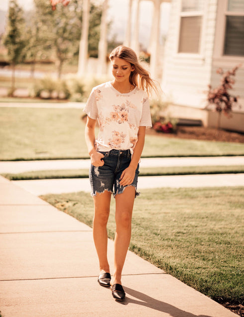 See The Real Distressed Kancan Shorts