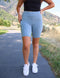 SA Exclusive Slate Solid Biker Shorts