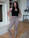 SA Exclusive Taupe Pocket Solid Leggings
