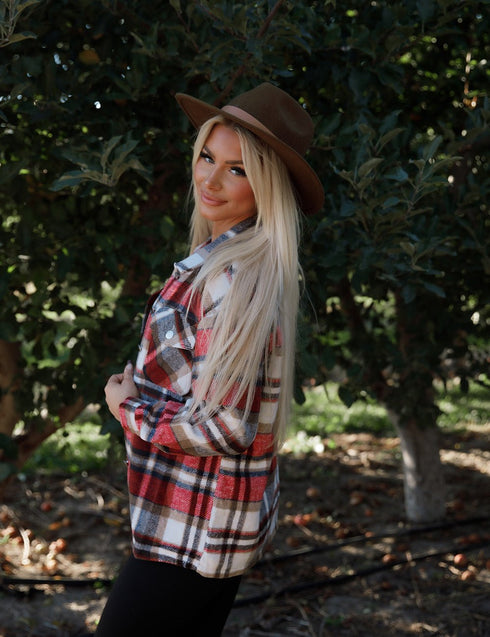 All On You Plaid Shacket