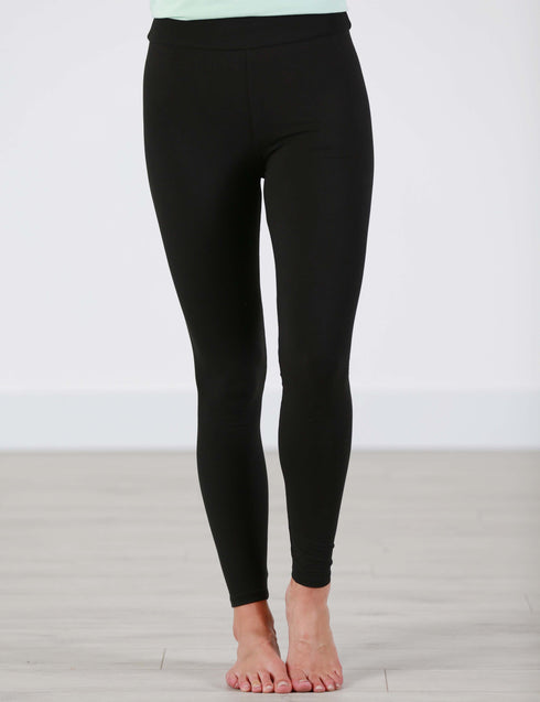 LNA Ashlyn Brushed Spandex Legging in Black – LNA Clothing