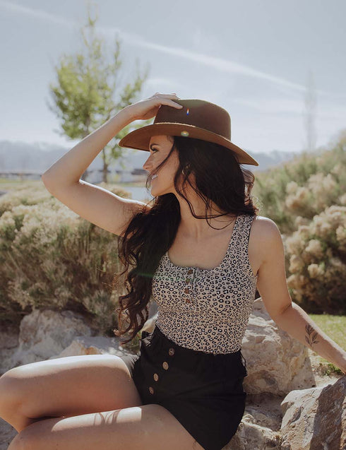 Breaking Wild Leopard Top