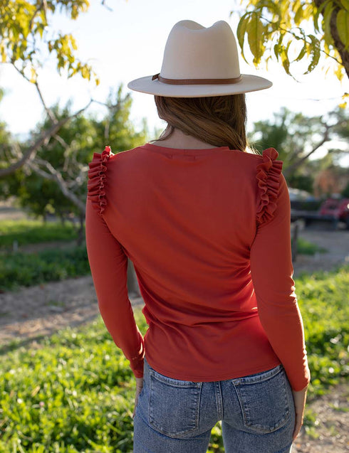 Bring Back The Ruffles Top