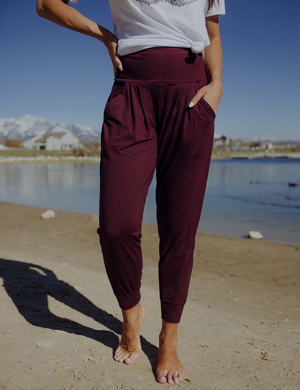 SA Exclusive Burgundy Harem Pocket Pants – SimpleAddiction