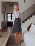 Don't Waste a Moment Stripe Skirt