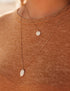 Double The Pleasure Hammered Necklace