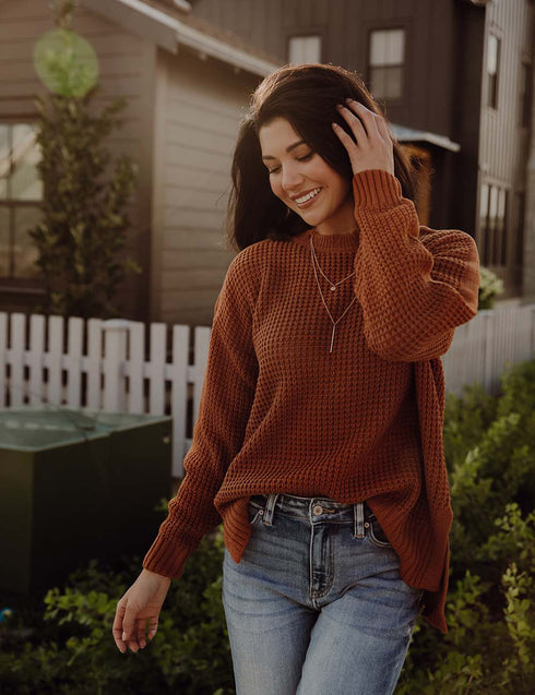 Feel The Warmth Fringe Sweater