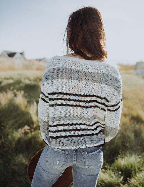 Feeling Good Stripe Sweater