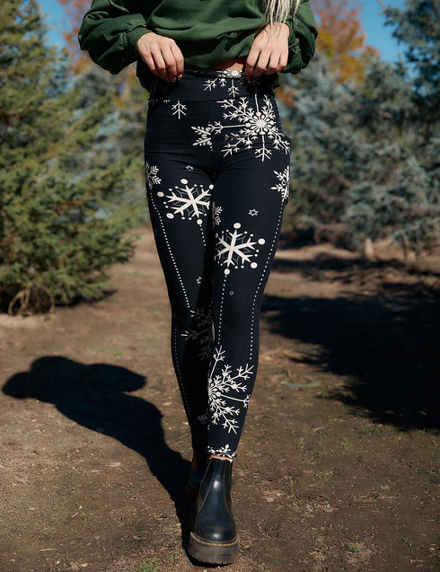 SA Exclusive Festive Frost Pocket Leggings