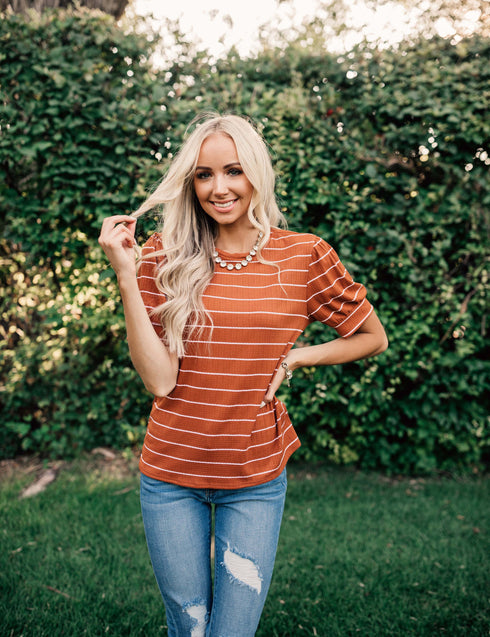 Keep Things Simple Stripe Top