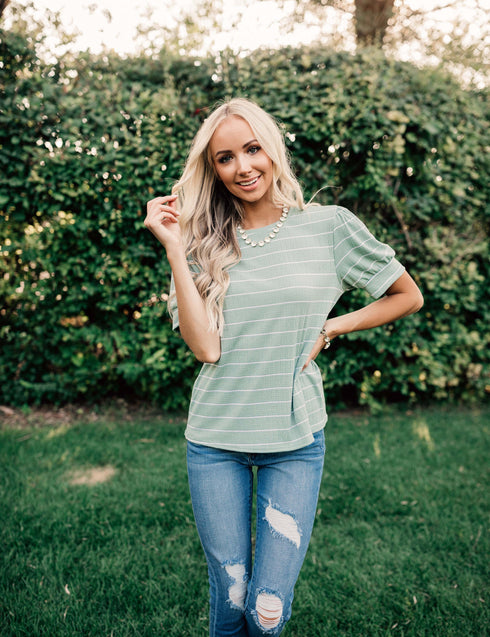 Keep Things Simple Stripe Top