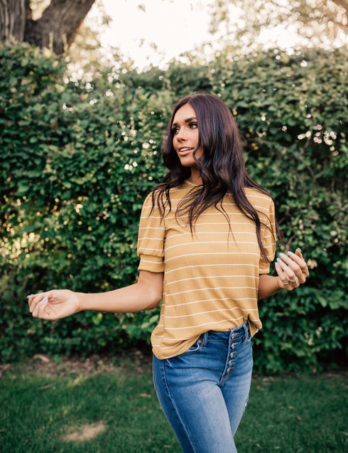 Keep Things Simple Stripe Top