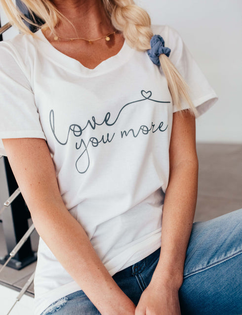 Love You More Graphic Tee