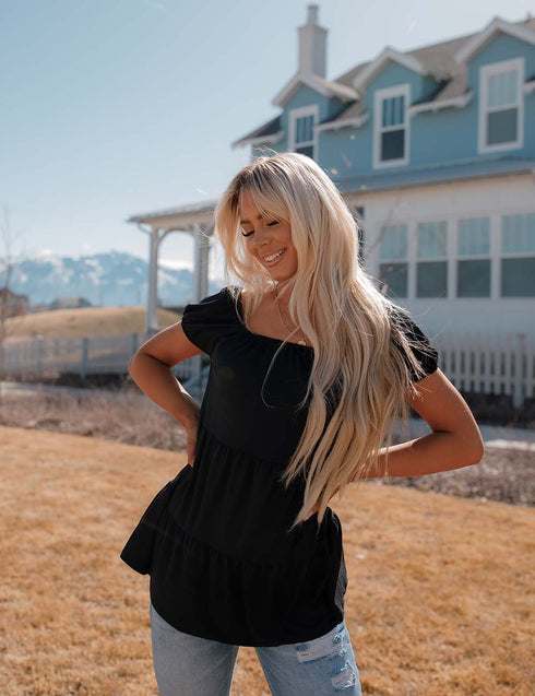 Make It Count Ruffle Top