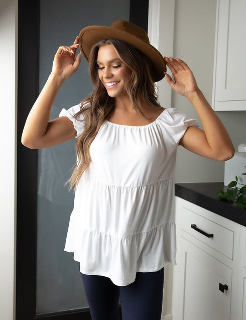 Make It Count Ruffle Top