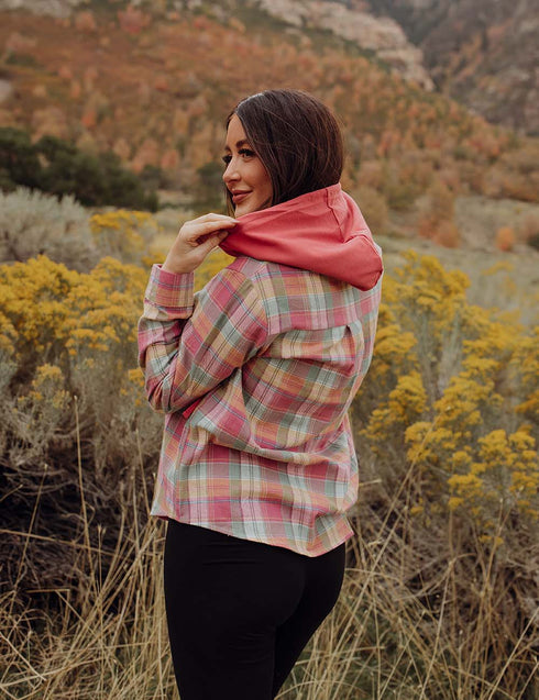 Make Your Day Plaid Hoodie