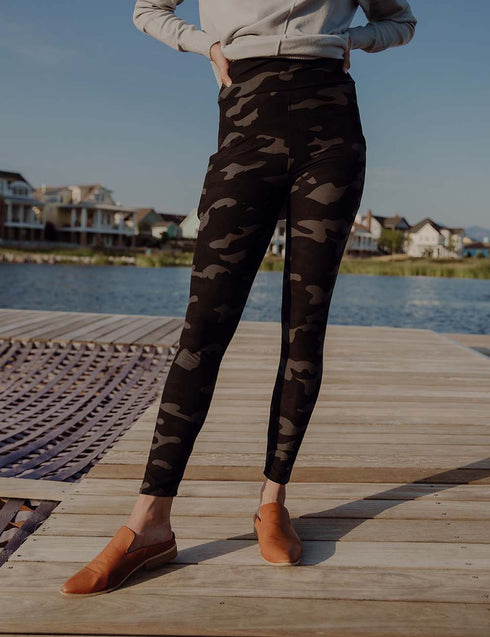 Athleisure Outfits with Camo Leggings – Dressed in Faith