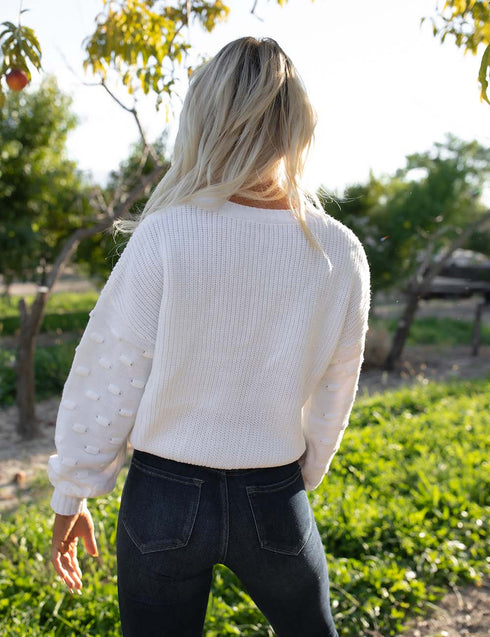 Never Too Far Bubble Sweater