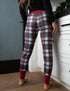 SA Exclusive Plaid and Red Joggers