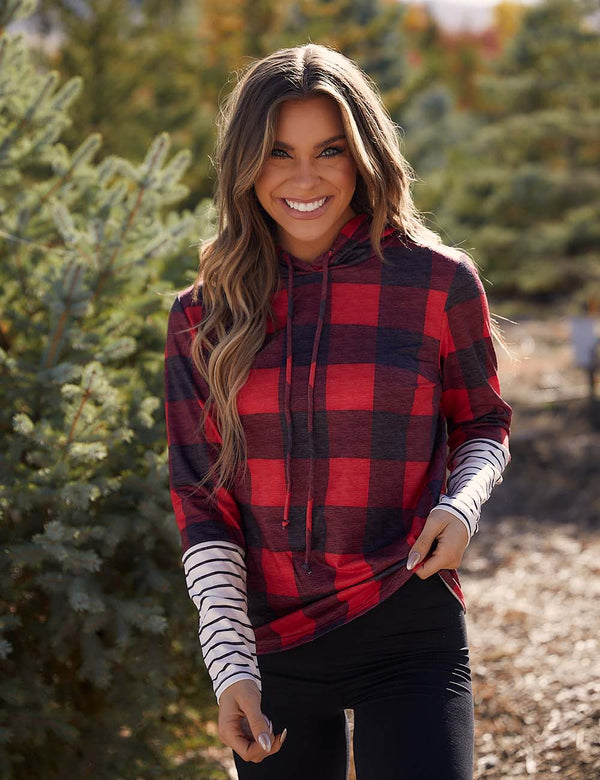 Plaid Perfection Hoodie