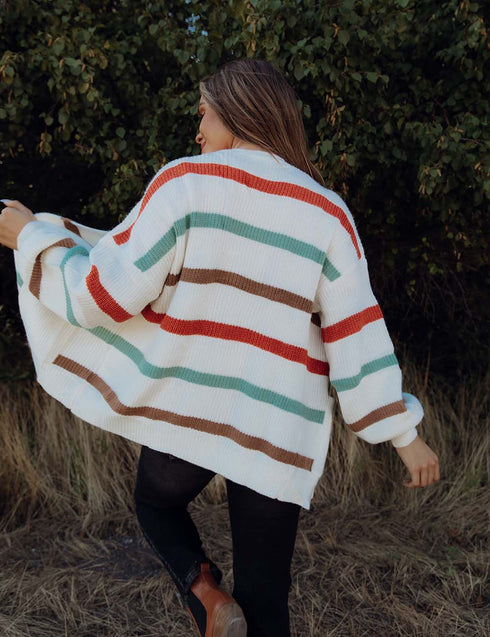 Pure Stripes Cardigan