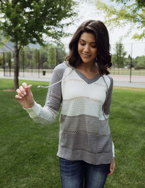 Quick To Go Block Sweater