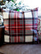 Red & White Plaid Pillow Cover