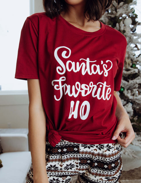 Santa's Favorite Ho Graphic Tee
