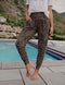 SA Exclusive Sassy Tan Leopard Harem Pocket Pants