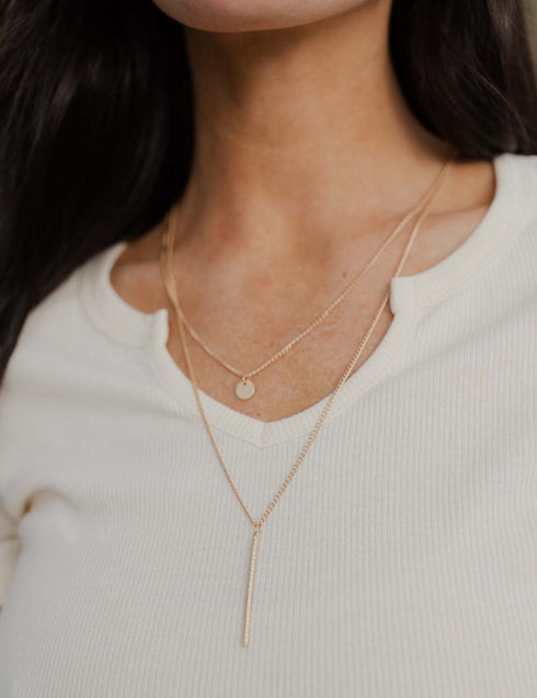 Simple and True Layered Necklace