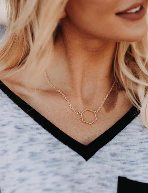 Simple Hex Necklace