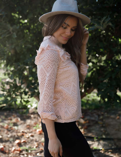 Simple Solutions Lace Top