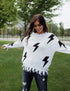 Striking Fringe Sweater