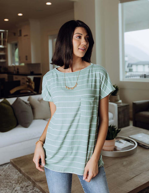 Striped Victory Top