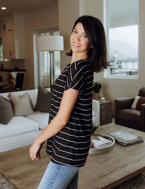 Striped Victory Top