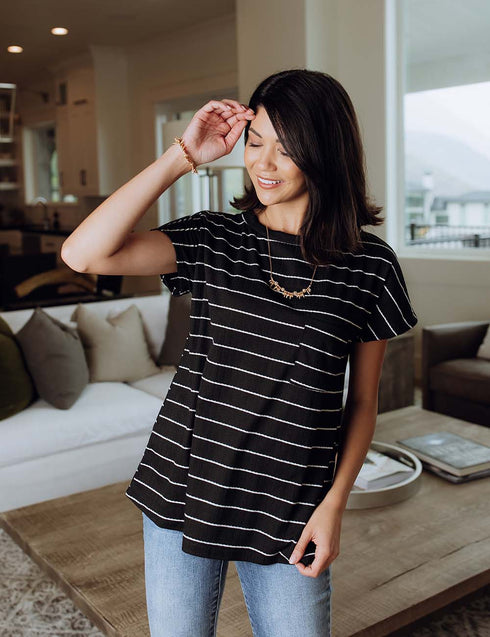 Striped Victory Top