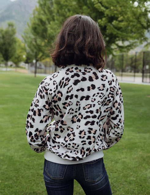 Walk On The Wild Side Half Zip Top