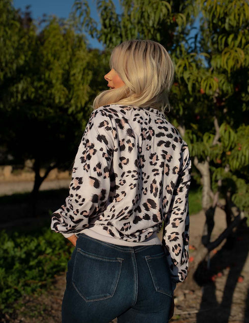 Walk On The Wild Side Half Zip Top